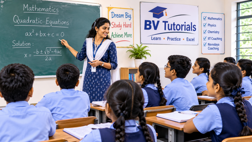 engaging mathematics lesson at bv tutorials